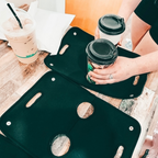 Reusable Coffee Carrier – Carry 2 Cups with One Hand